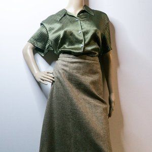 CHIC VINTAGE SILK BLOUSE